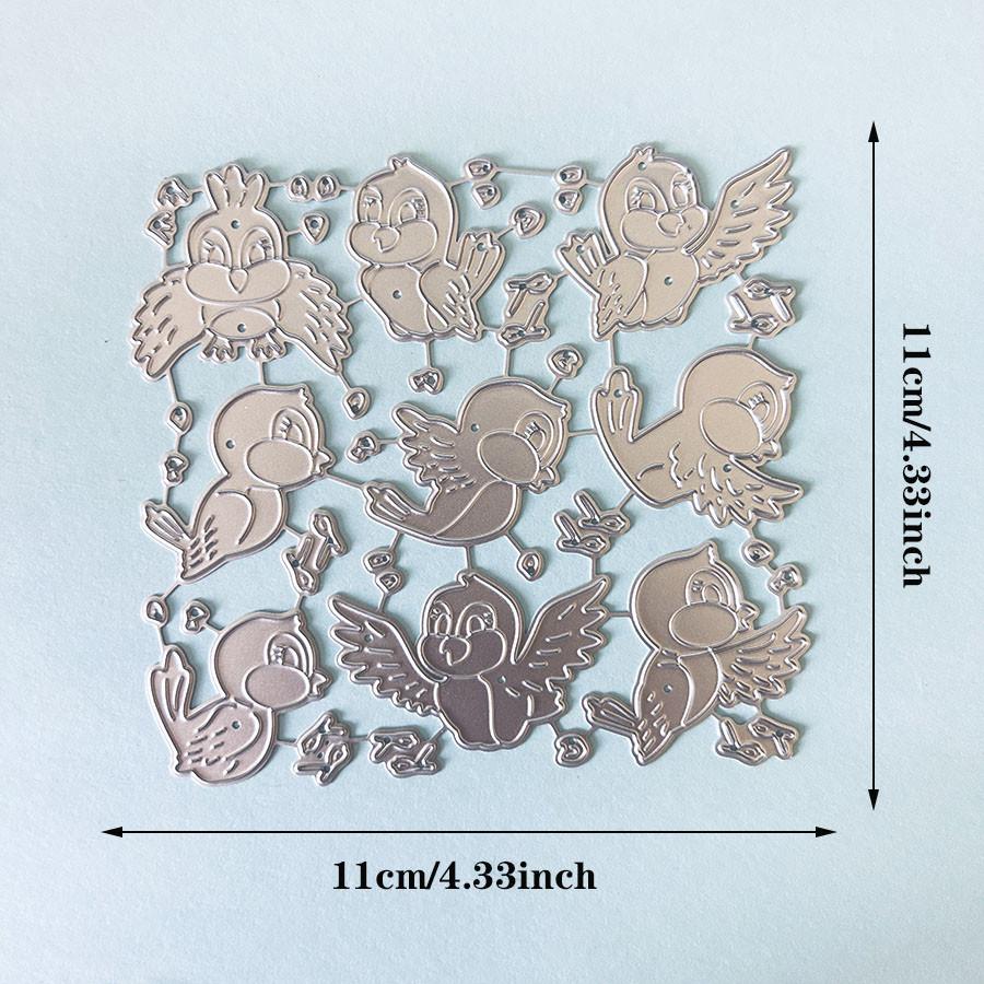 9 шт./набор Металлические режущие штампы Трафарет для DIY Скрапбукинга Фотоальбома Тиснения Бумаги Открыток Поделок Высечки