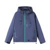 Цветоблокировка Три защиты Уличная альпинистская куртка Мужская и женская Свободная Повседневная и Универсальная Куртка с капюшоном Верх