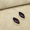 Red Garnet Gemstone Handmade 925 Sterling Silver Jewelry Gorgeous Earrings Gift For Love