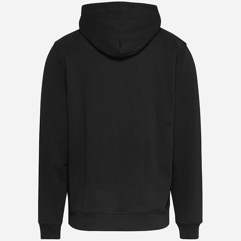 Tommy Jeans Men' Black Kangaroo Sweatshirt Dm0Dm18401-Bds