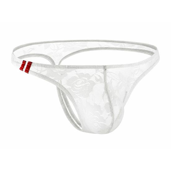 Мужские стринги Yousheng с низкой талией, прозрачные, с вышивкой, кружевным цветочным узором, дышащие, мягкие, эластичные, облегающего кроя, нижнее белье, для медового месяца, ко Дню святого Валентина