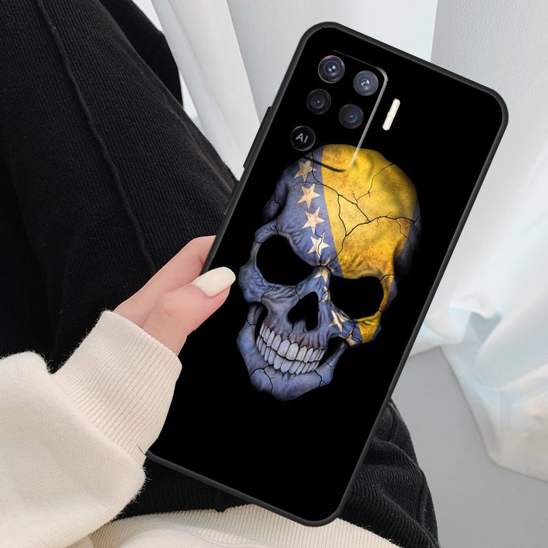Чехол-флаг Боснии для Oppo A40 A60 A80 A5 Pro A15 A16 A17 A57 A77 A94 A74 A54 A76 A96 A18 A38 A58 A78 A98