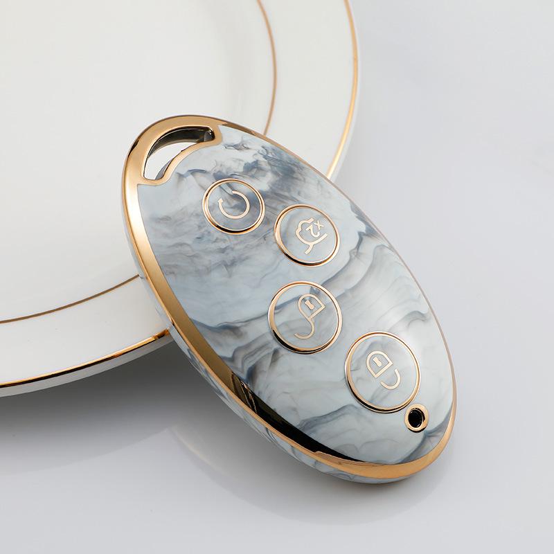 BYD Car Key Case - TPU Full Coverage for Yuan S7, Song Plus, Song Max, Qin Pro