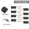DIY Maintenance CB350 Brushes 6.5x11x25mm 8 Pieces Set Brush Size 6.5x11x25mm Carbon Material Compatible With 3210FC For 3210FC