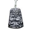 [Stone Town] AAA High Purity Terahertz Feng Shui Dragon Pendant Necklace