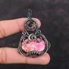 Thulite Gemstone Pendant Copper Wire Wrapped Jewelry Handmade Pendant Copper Pendant Thulite Jewelry Dainty Wire Wrap Pendant Wedding Gifts