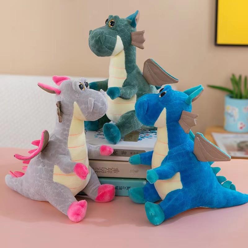 Очаровательная плюшевая игрушка динозавр, мягкий маленький дракон, мягкая игрушка для детей, подарок