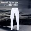 Men's Warm Ultra Thin Bottoming Pants, Quick Dry Sports Running Super Transparent High Elastic Men Fashion Leggings Comfortable