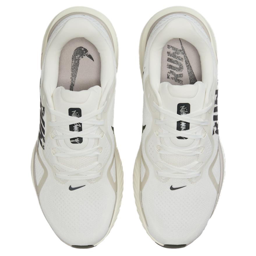 Nike Zoom Structure 26 Износостойкие Дышащие Поддерживающие Кроссовки для Бега Унисекс Белые Черные Повседневные Кроссовки IB5698-100