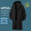 Couple's Outdoor Summer UV-Protection Hooded Ice Silk Sport Suit Set