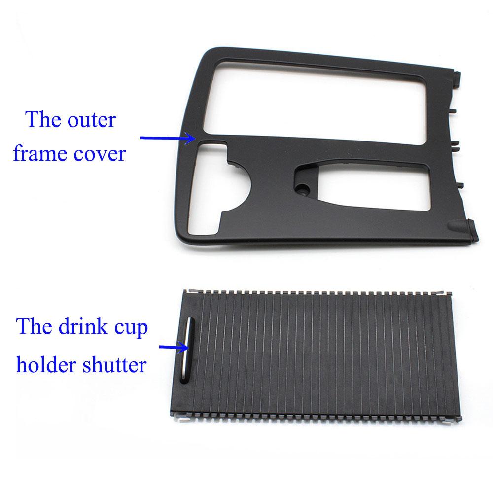 Автомобильные аксессуары, держатель для чашки, центральная консоль, крышка, внешняя рамка, панель для BENZ W204 C C180 C200 C220 E W207 W212 E260 E300
