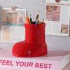 Multifunctional Boot Pencil Holder Large Capacity Desktop Organizer Pen Brush Pot  Desk Ornament