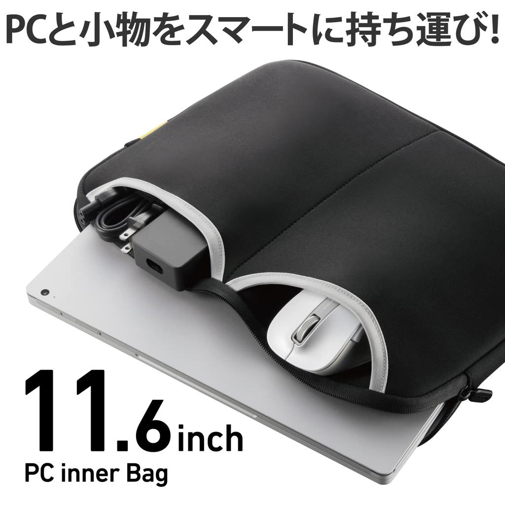 Elecom ПК Компьютер Хранилище для ноутбука AC с MacBook Air MacBook Pro 13 дюймов Surface Go 3 ноутбук Go 2 и черный чехол, чехол, 11,6 дюйма, ПК, мышь,