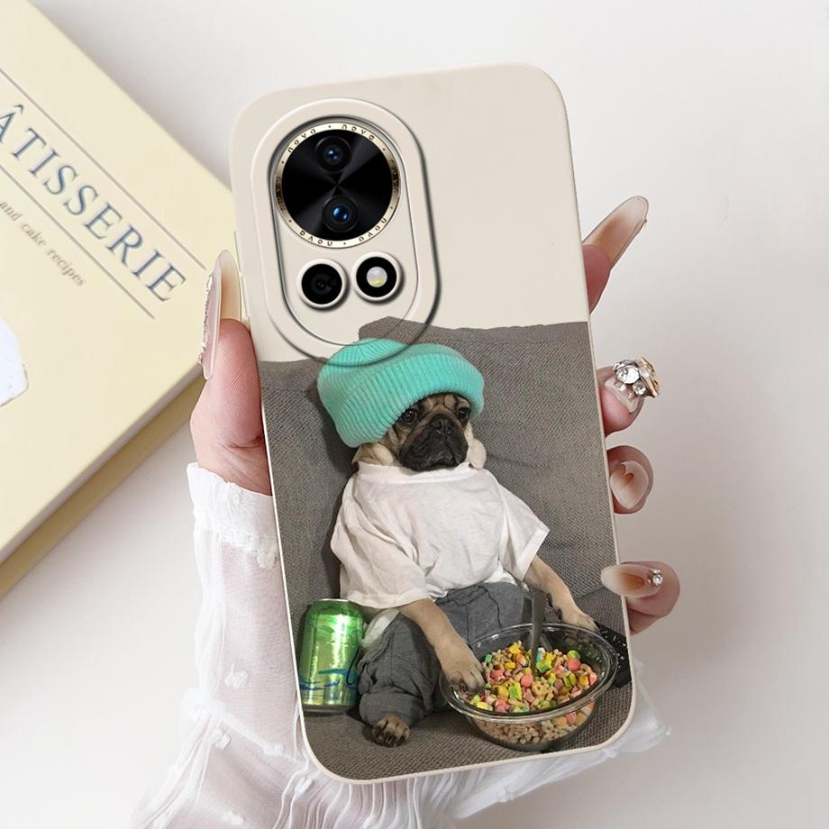 For Huawei nova 12 / Nova 12 Pro 12 Ultra Phone Case NOVA 12s 12 SE Cute Soft Liquid Silicone Shockproof Bumper Cover Soft Funda