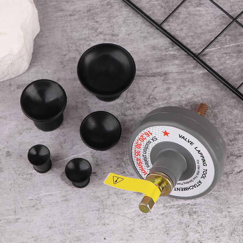 Универсальная насадка для притирки клапанов с 5 присосками для хвостовика, шлифовальный набор для притирки клапанов двигателя автомобиля/мотоцикла