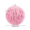3Pcs Fashion Xmas Tree Ornaments Foam Ball Christmas Decor Hanging Pendant Sequins Ball Party Decor