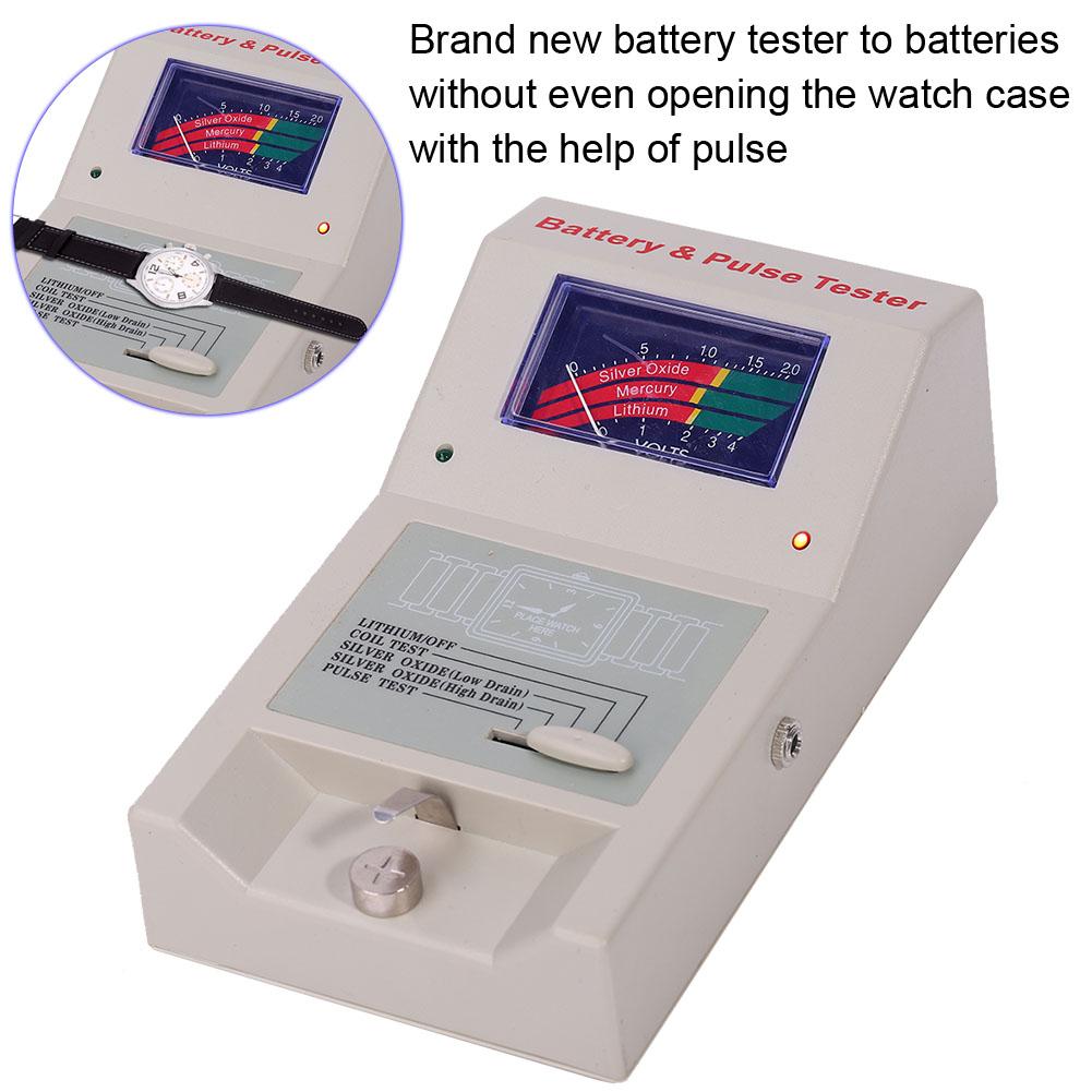 Анализатор кварцевых часов Детектор батареи и тестер импульсов Инструменты для ремонта часов Аксессуары