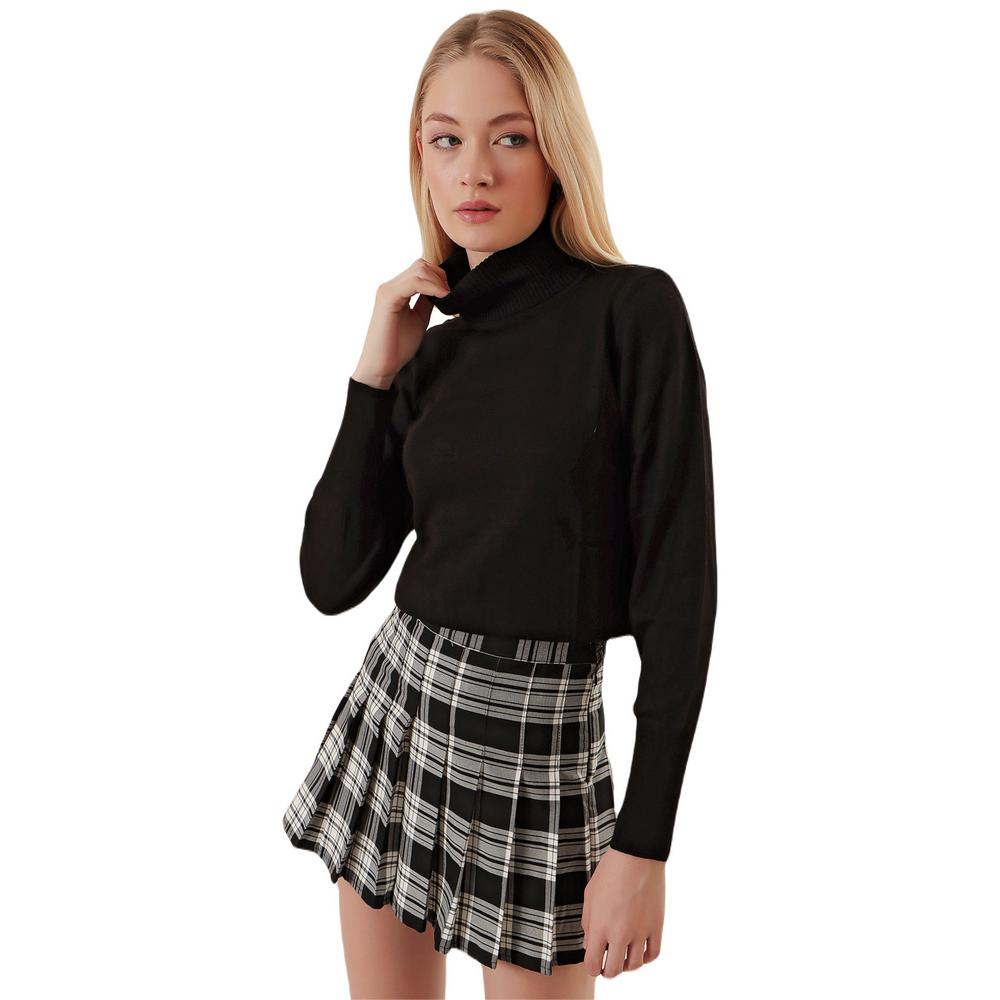 Fierte Женский свитер Bgdt47000 Водолазка Трикотаж