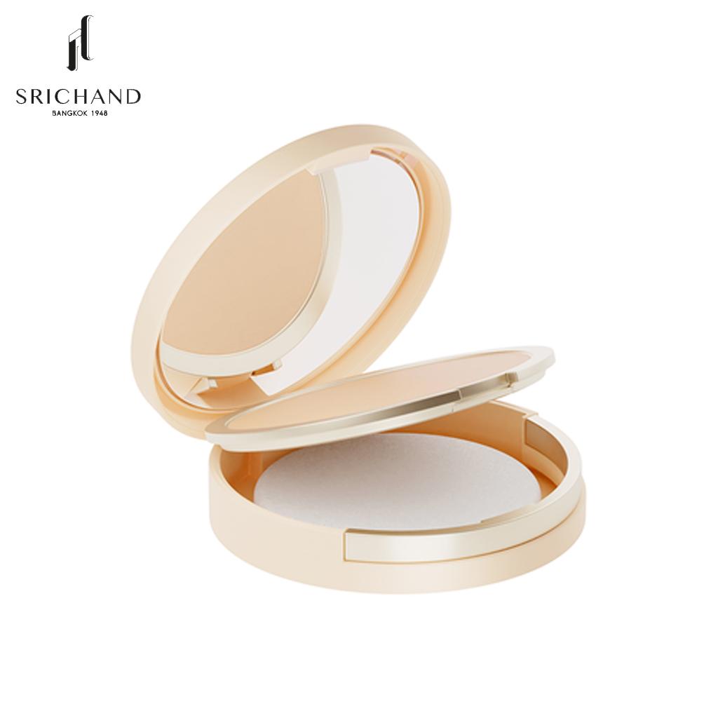 Srichand Компактная пудра Skin Essential SPF15 PA+++ - 120 Бежевый 9 г, без парабенов, отдушек и спирта - Тайская косметическая косметика