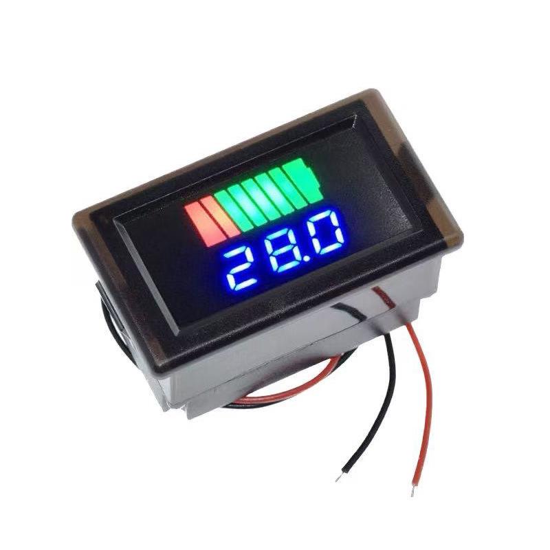 Waterproof Electric Bicycle Digital Voltage Meter with Accurate Battery Power Display