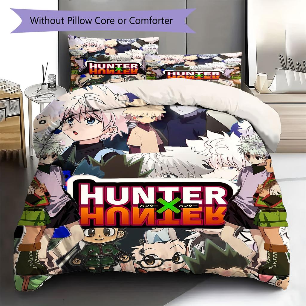 Hunter Pattern Bedding Quilt Set Quilt Cover Pillowcase Home Decoration Birthday Gift (1 * duvet cover + 2 * pillowcase, without core)