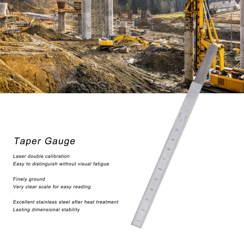 Stainless Steel Gap Feeler Double Scale Hole Measure Tool Feeler Gauge Gap Measurement
