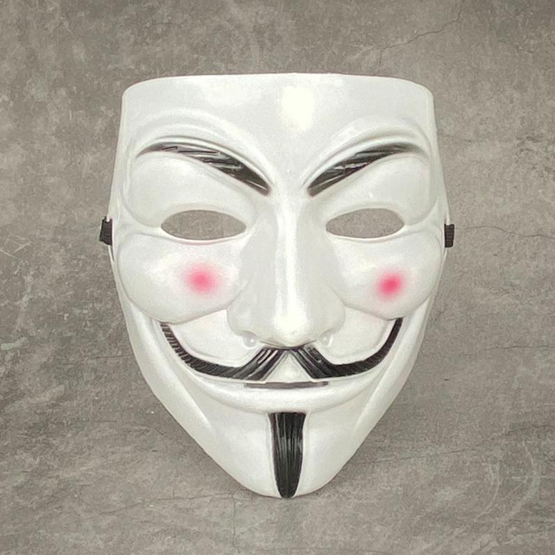 Маска V For Vendetta на Хэллоуин, страшные принадлежности для вечеринок, аксессуары для косплея