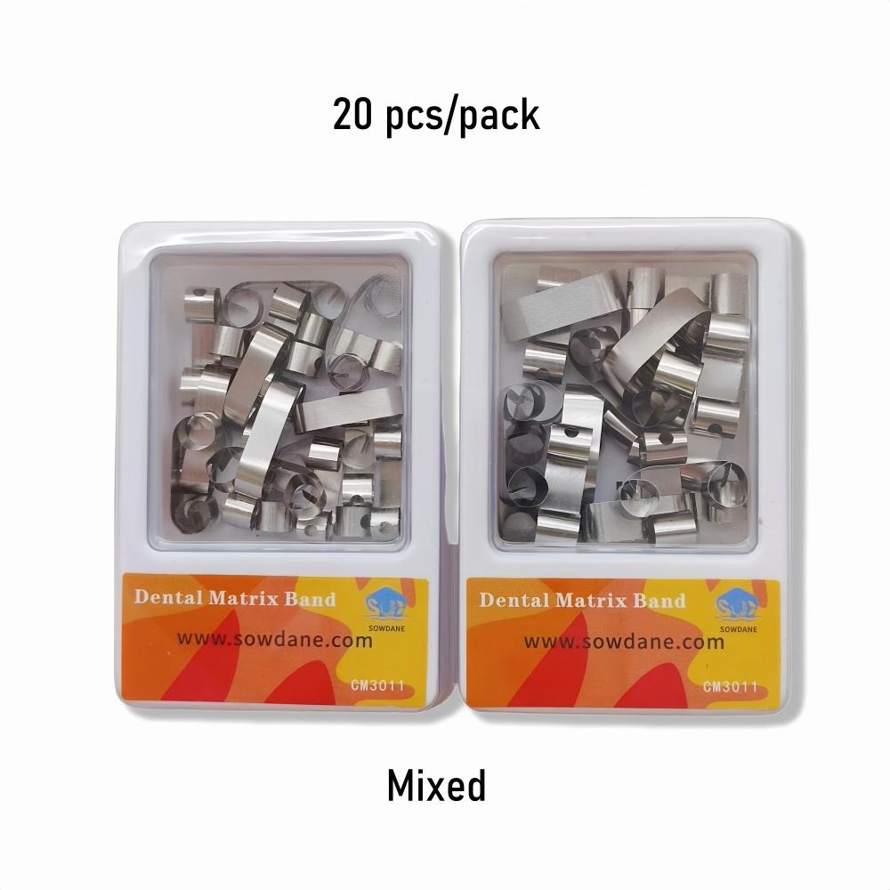 20 шт./коробка стоматологическая секционная матричная система матрица для защиты смежных зубов матрицы перегородчатого типа автоклавируемые стоматологические материалы