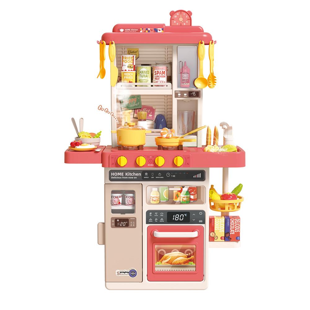 Игровой домик детский свет музыка 93 см паровой выход распылитель воды кухонная утварь столовый набор игрушки