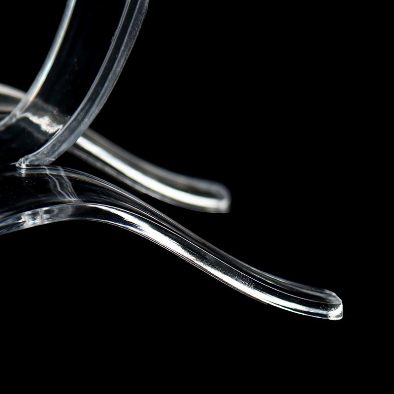 2Pcs Acrylic Shelf Stones Cluster Stand Mineral Specimen Display Holder