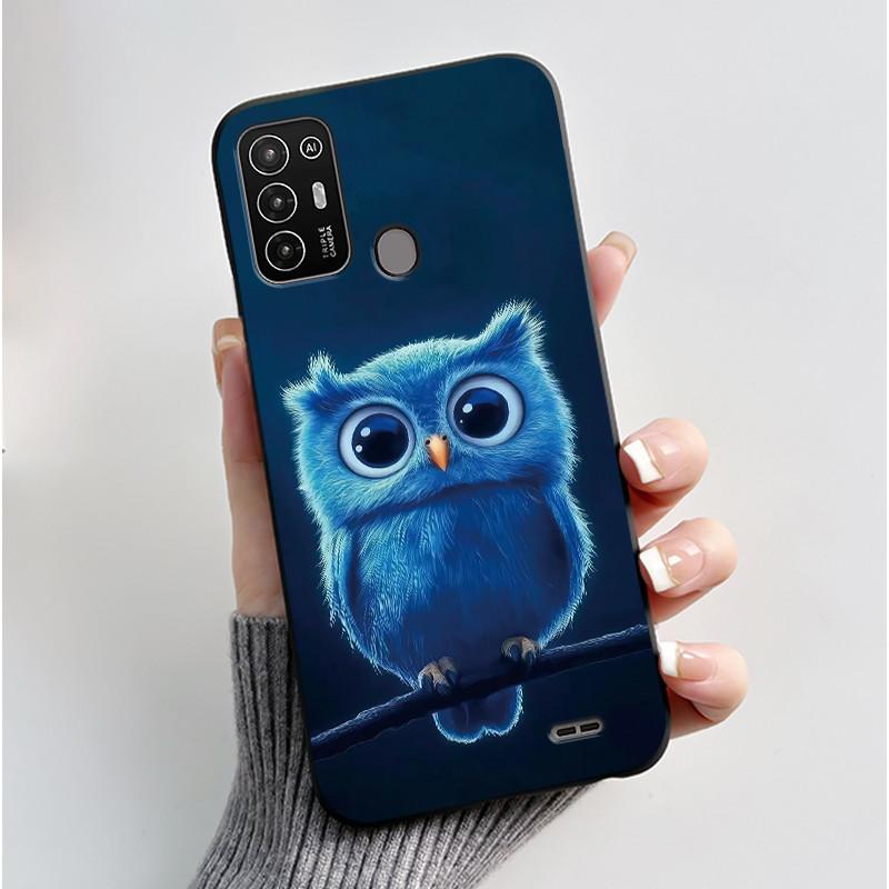 Чехол для ZTE Blade A52 Чехол для ZTE BladeA52 Задняя крышка Силиконовый Мягкий Черный ТПУ Роскошный Дракон Милый Крутой Мальчики Девочки Бампер Накладка на Телефон