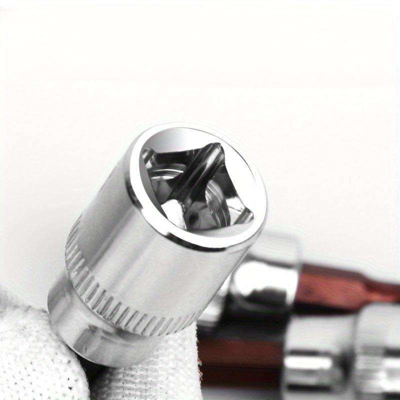 6pcs 1/4 Inch S2 Drive Hex Bit Sockets Set H3 H4 H5 H6 H7 H8 Metric Screwdriver Bit Sockets Hand Tools Socket Joint Hexagonal