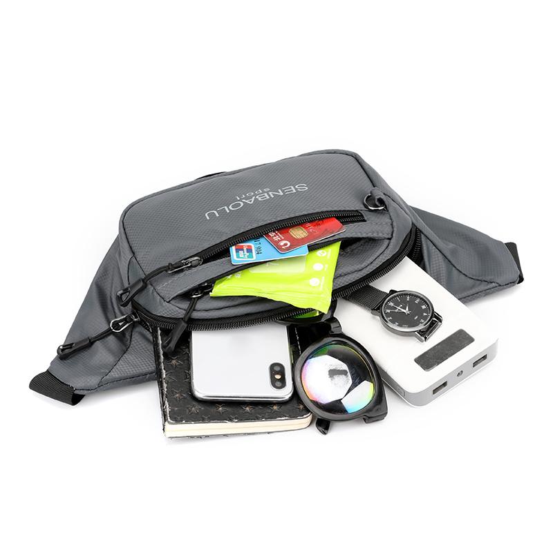 Men's Crossbody Bag Large Capacity Waist Bag Multifunctional Chest Bag