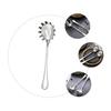 1Pcs Spoon Multifunctional Noodle Spoon Food Strainers Stainless Steel Spaghetti Pasta Colander Ladle Noodle Strainer Tool