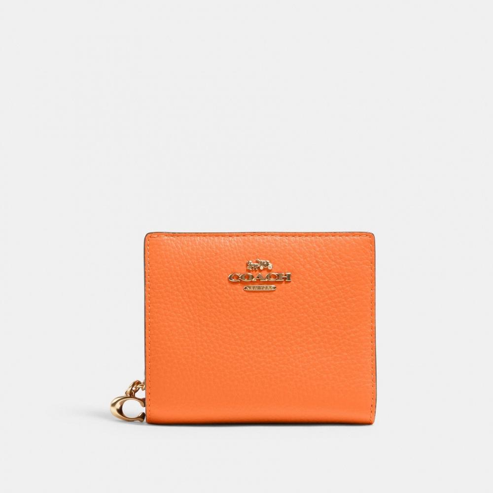 Coach Coach Snap Wallet Gold Black