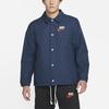Nike Трендовая спортивная куртка-бомбер из ткани Темно-синий Мужская DM5276-410