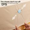 4 шт. держатели простыней пряжки для простыней на резинке боковые пряжки для простыней матраса фиксируют простыни плотно и надежно для всех размеров матрасов