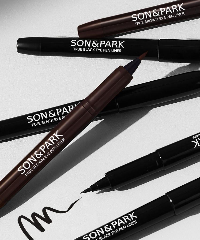 [2 шт.] Son & Park True Pen Подводка для глаз Черная 1 г