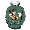 Зимний рисунок животного Beast 3D Printed Hip Hop Hoodie Мужская женская уличная толстовка с капюшоном для мальчиков и девочек Куртки для подростков