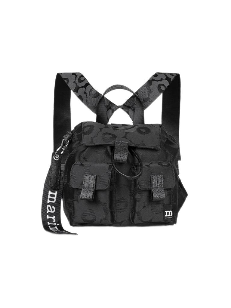 Everything Backpack S Unikko Backpack F Black [Marimekko] Women's 52_1_52239292230