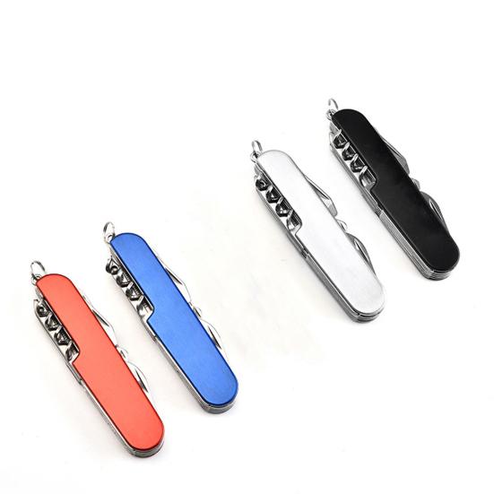 Портативный Мини Складной Резак Открывалка для Бутылок Ножницы Все-в-Одном Многофункциональный Инструмент Высокой Твердости Нержавеющая Сталь KTY