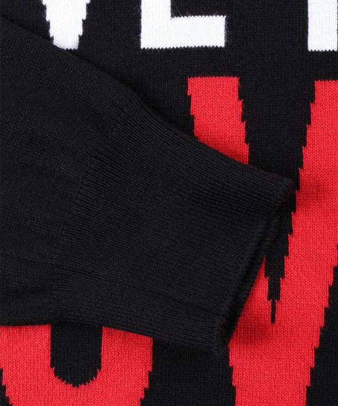Love moschino luxury men's sweater nero -45%%% - Size: L