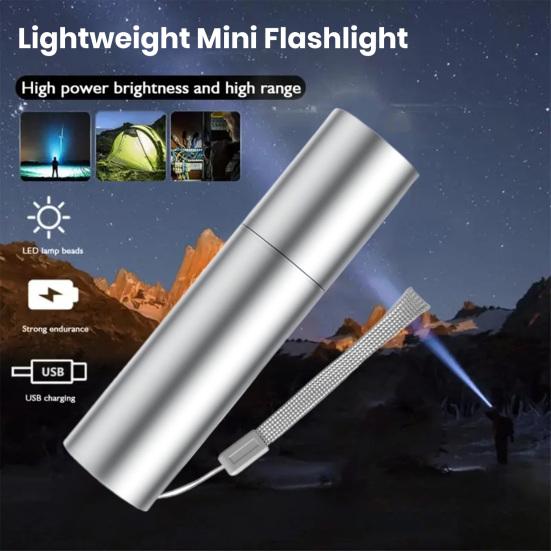 Rechargeable Flashlight Super Bright High Lumens Adjustable Brightness Zoomable Waterproof Tactical Flashlight LED