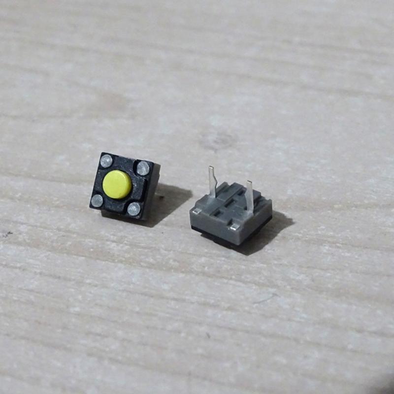 10Pieces Mouse Mute Microswitches 6x6x4.3mm Rectangle Mouse Switches Set For Noise Reduced Operating