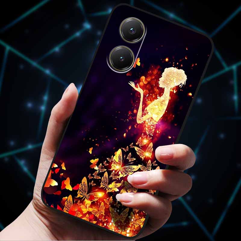 For POCO X7 Pro Case Painted Cats Soft TPU Silicone Protector Cover for Xiaomi POCO X7 Pro 5G Case Fundas Bumper POCOX7Pro Capa
