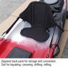 Detachable Adjustable Padded Kayak Seat Canoe Backrest Drifting Cushion with Strap