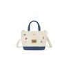 New Lee PU Tote Bag, Shopping Bag, Handbag Women's Beige & Blue LE250205M-539
