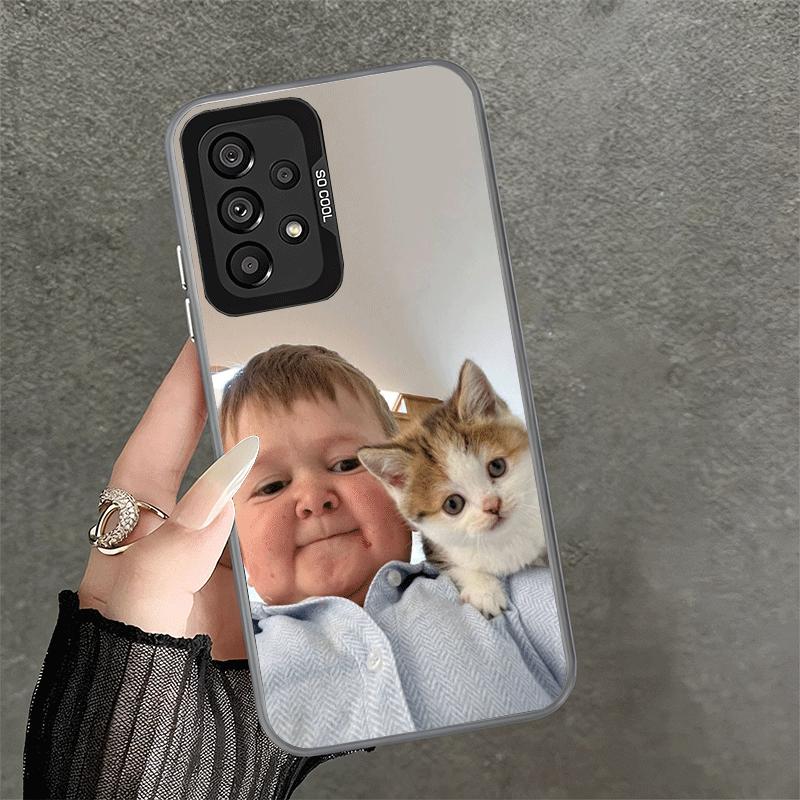 Funny Babaite Hasbulla Shockproof Phone Case for Samsung A17 A16 A15 A14 A37 A57 A36 A56 A26 A35 A55 A25 A34 A54 A24 A13 A23 A33