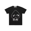 Comme des Garçons PLAY (WMNS) Футболка COMME des GARCONS PLAY с перевернутым логотипом-сердцем 'Черный' Женская AZ-T113-051-1