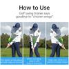 Golf Swing Trainer Hand Position Arm Posture Corrector Golf Swing Practice Connecting Ball Training Aid for Beginners